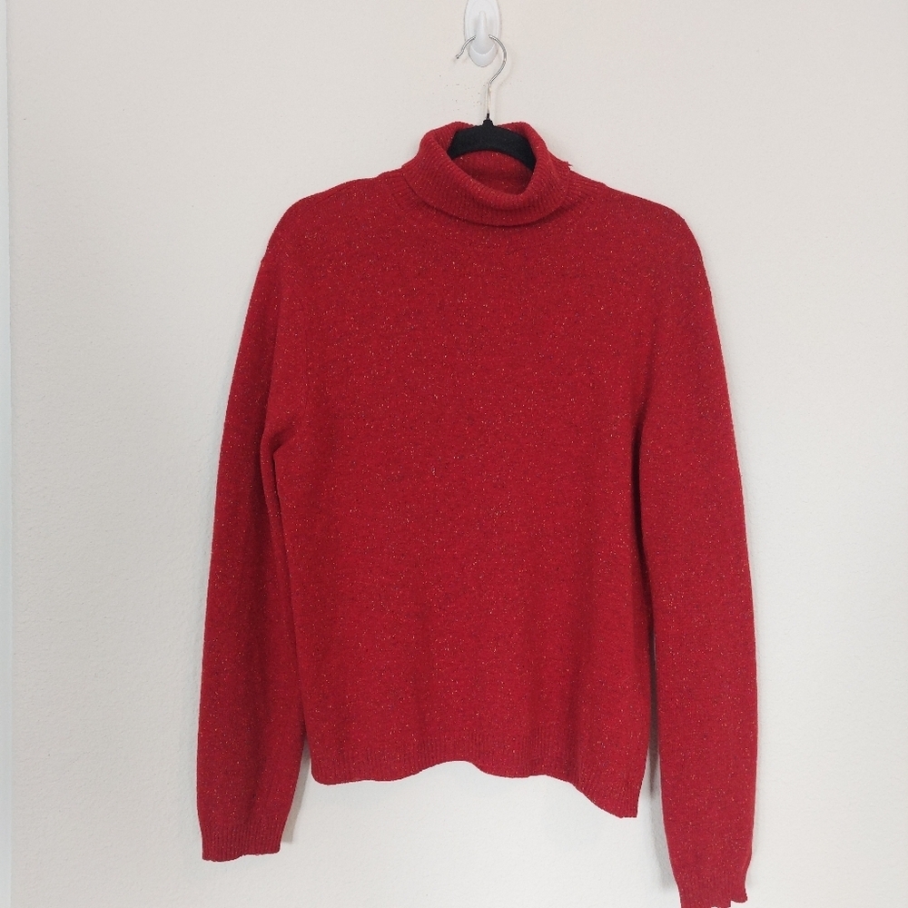 Vintage Talbots‎ Wool and Silk Blend Turtleneck Sweater Size Large